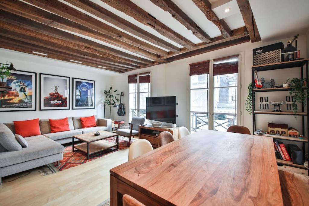 Typical Parisian Duplex#4Pers#Le Marais Lejlighed Eksteriør billede
