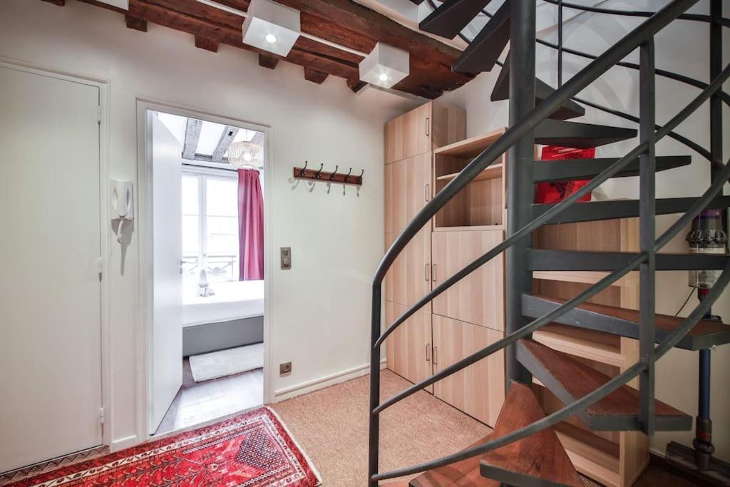 Typical Parisian Duplex#4Pers#Le Marais Lejlighed Eksteriør billede