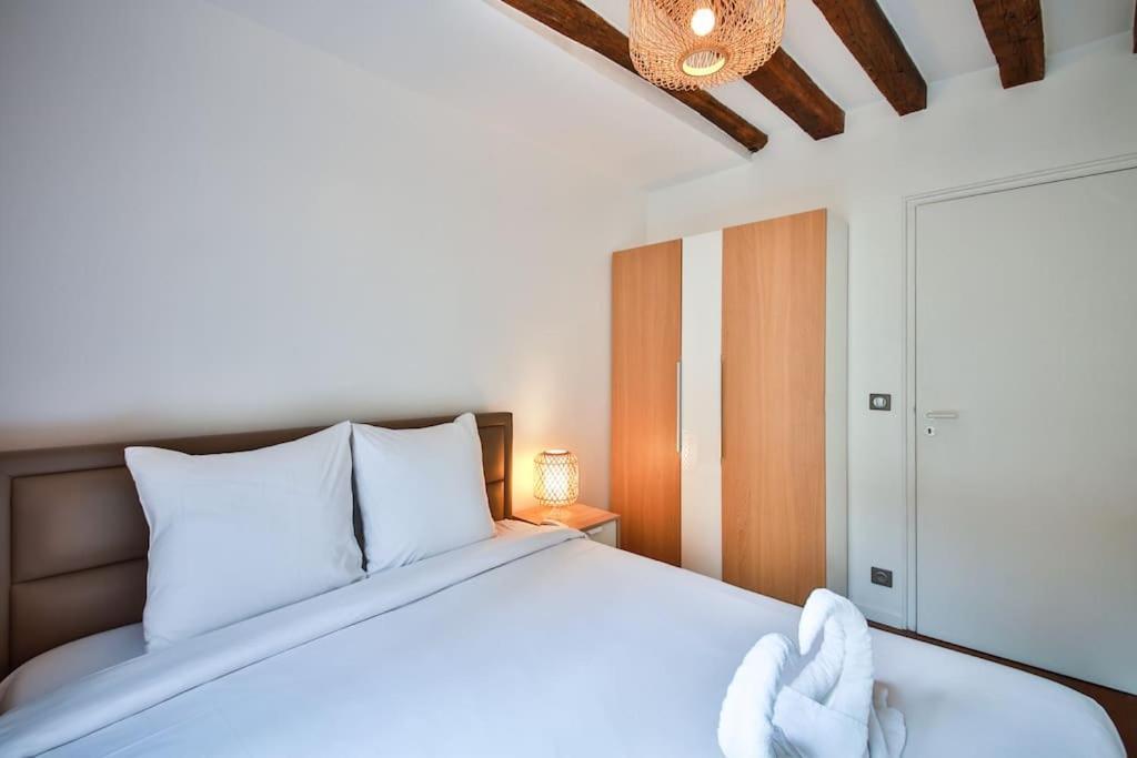 Typical Parisian Duplex#4Pers#Le Marais Lejlighed Eksteriør billede