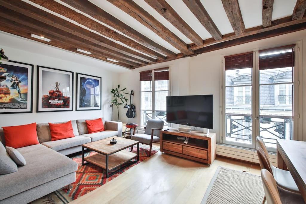 Typical Parisian Duplex#4Pers#Le Marais Lejlighed Eksteriør billede